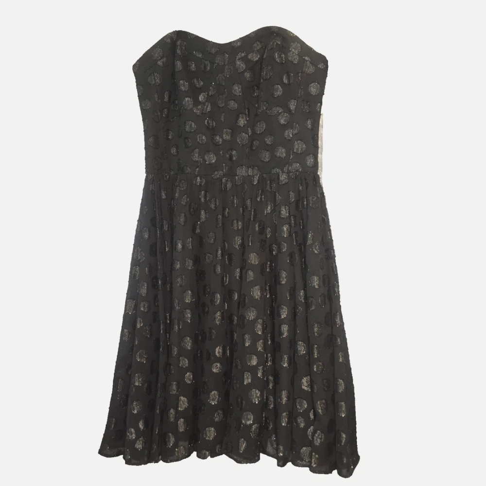 Guess Elegant Black Strapless Dress Size 6